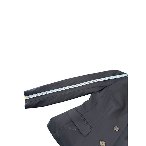 J.Crew Super 120s Navy Blue Wool Blazer Size 4 Office Career Work Business - Picture 9 of 10